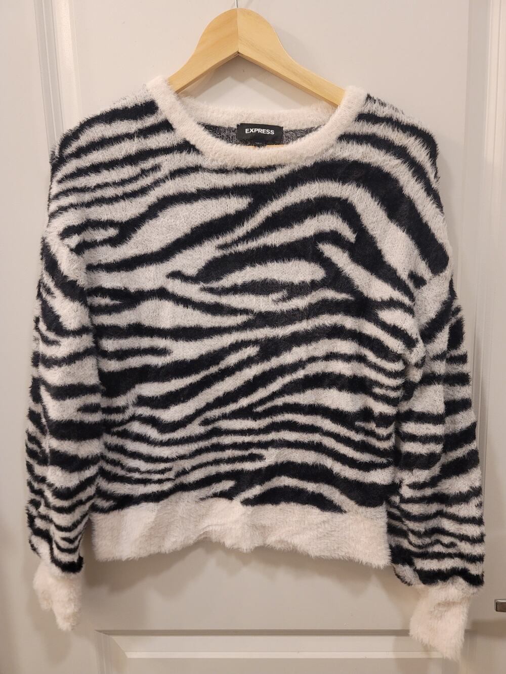 Express Zebra Sweater